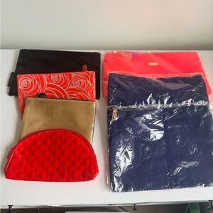 Colorful Cosmetic Bag Set of 7